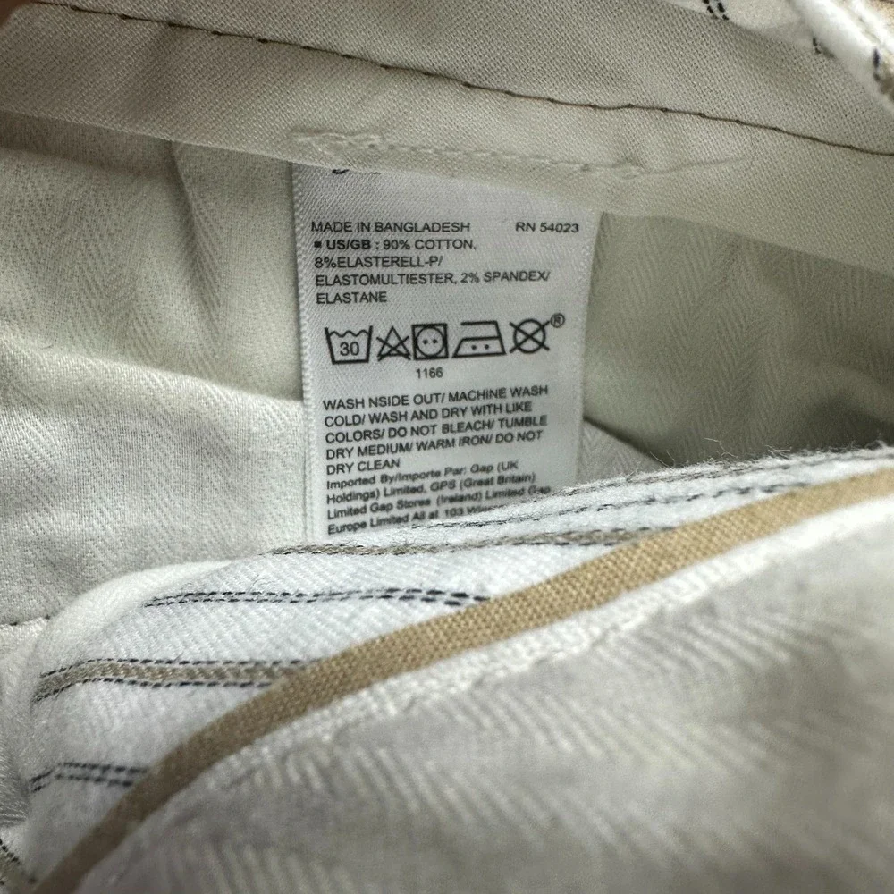 Banana Republic Mason Pant Mens 33x30 Brown Cotton Chino Tapered Athletic Preppy